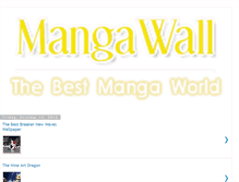 Tablet Screenshot of mangawall.blogspot.com