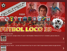 Tablet Screenshot of futbolloco33.blogspot.com