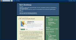 Desktop Screenshot of bertsbraindump.blogspot.com