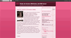 Desktop Screenshot of clubsbibliomil.blogspot.com