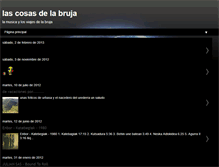Tablet Screenshot of lascosasdelabruja-balarasa.blogspot.com