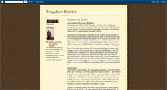 Desktop Screenshot of bengalurubabbler.blogspot.com