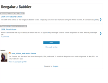 Tablet Screenshot of bengalurubabbler.blogspot.com