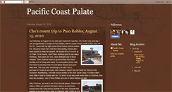 Desktop Screenshot of pacificcoastpalate.blogspot.com
