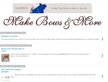 Tablet Screenshot of makebowsandmore.blogspot.com