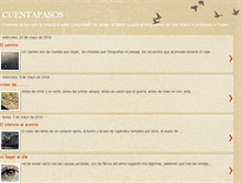 Tablet Screenshot of loscuentapasos.blogspot.com