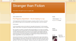 Desktop Screenshot of jennystrangerthanfiction.blogspot.com