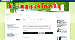 Desktop Screenshot of bestluggage4traveling.blogspot.com