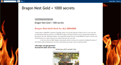 Desktop Screenshot of dragonnest1000hacks.blogspot.com