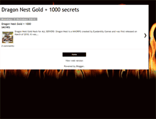 Tablet Screenshot of dragonnest1000hacks.blogspot.com