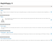 Tablet Screenshot of maplehappy.blogspot.com