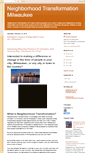 Mobile Screenshot of neighborhoodtransformationmilwaukee.blogspot.com