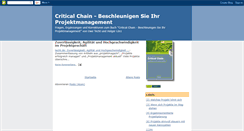 Desktop Screenshot of criticalchain-projektmanagement.blogspot.com