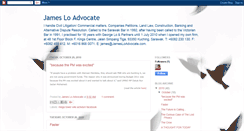 Desktop Screenshot of jamesloadvocate.blogspot.com