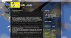 Desktop Screenshot of chronicallyclaire.blogspot.com