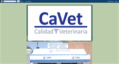 Desktop Screenshot of cavetcalidadveterinaria.blogspot.com