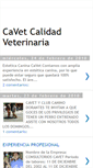 Mobile Screenshot of cavetcalidadveterinaria.blogspot.com