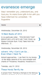 Mobile Screenshot of evanesceemerge.blogspot.com