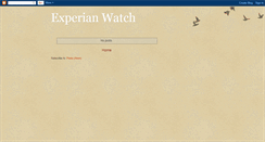 Desktop Screenshot of experianwatch.blogspot.com