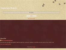 Tablet Screenshot of experianwatch.blogspot.com