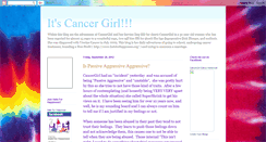 Desktop Screenshot of itscancergirl.blogspot.com