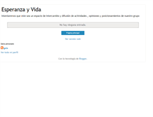 Tablet Screenshot of grupoesperanzayvida.blogspot.com
