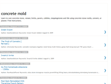 Tablet Screenshot of concrete-mold.blogspot.com