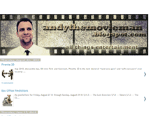 Tablet Screenshot of andythemovieman.blogspot.com