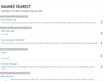 Tablet Screenshot of maumeedearest.blogspot.com