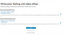 Tablet Screenshot of idahoafloatwhitewaterrafting.blogspot.com