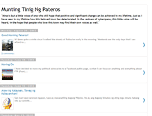 Tablet Screenshot of muntingtinigngpateros.blogspot.com