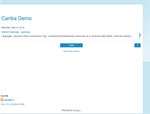 Tablet Screenshot of caribademo.blogspot.com
