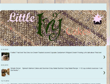Tablet Screenshot of littleivycakes.blogspot.com