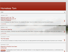 Tablet Screenshot of homelesstom.blogspot.com