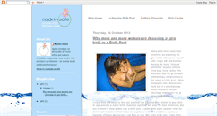 Desktop Screenshot of labassine-birthpool.blogspot.com