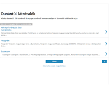 Tablet Screenshot of dunantullatnivalok.blogspot.com