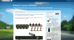 Desktop Screenshot of network-camera-recorder.blogspot.com