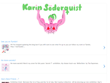 Tablet Screenshot of karinsoderquist.blogspot.com