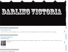 Tablet Screenshot of darlingvictoria.blogspot.com