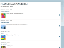 Tablet Screenshot of francescasignorelli.blogspot.com