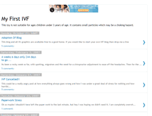 Tablet Screenshot of myfirstivf.blogspot.com