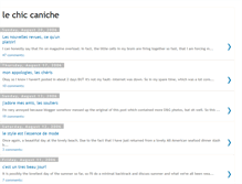 Tablet Screenshot of le-chic-caniche.blogspot.com