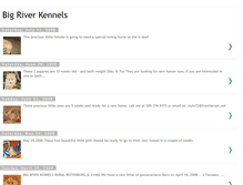 Tablet Screenshot of bigriverkennels.blogspot.com