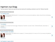 Tablet Screenshot of ingemarnyabloggen.blogspot.com