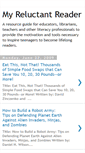 Mobile Screenshot of myreluctantreader.blogspot.com
