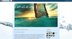 Desktop Screenshot of i-am-all-at-sea.blogspot.com