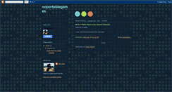 Desktop Screenshot of noportablegames.blogspot.com