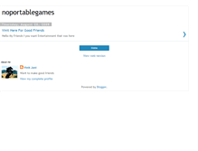 Tablet Screenshot of noportablegames.blogspot.com