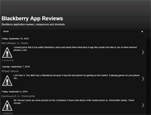 Tablet Screenshot of blackberryappreviews.blogspot.com
