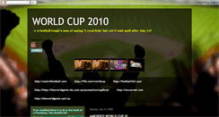 Desktop Screenshot of gpworldcup2010.blogspot.com
